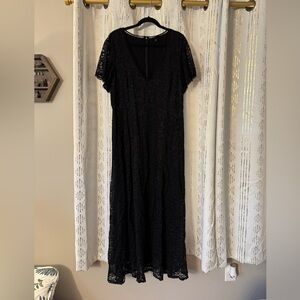 Torrid Black Lace Maxi Dress